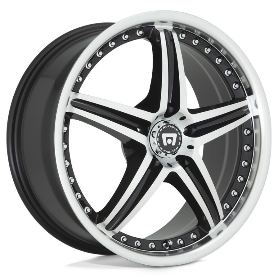 Motegi Racing<br>MR107 D5S Gloss Black Machined (20x8.5)